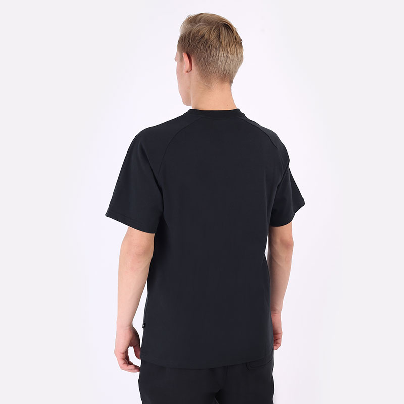 мужская черная футболка Converse Court Tee 10022029001 - цена, описание, фото 5